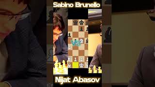 Nitaj Abasov VS Sabino Brunello chess brilliant gothamchess magnuscarlsen [upl. by Halilad]