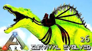 ARK SURVIVAL EVOLVED  PRIMAL SPINOSAURUS   PUGNACIA DINOS EBENUS ASTRUM E26 [upl. by Duer]