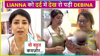 Debina Bonnerjee Gets Emotional Liannas First Vaccination Says Mujhe Rona Aa Raha Hai [upl. by Allemap994]