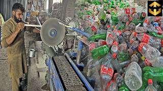 How Recycling Millions Waste Plastic Bottles convert into Pet Pipes in Factory  Mass Production [upl. by Taran]