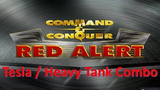 Command and Conquer Red Alert Remastered ffa The Tesla  Heavy Tank Combo [upl. by Settera]