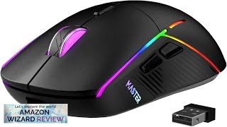 Wireless Gaming Mouse 16000 DPI TriMode 24GUSBCDual Bluetooth 50 Gaming Mouse Review [upl. by Aniluj]