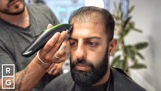 Haircut to TRANSFORM His THINNING Hair on Top  SAVE or SHAVE [upl. by Hagai]