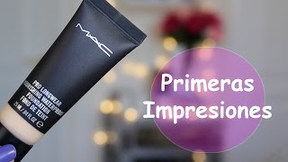 MAC Pro Longwear Nourishing Waterproof Foundation  Primeras Impresiones [upl. by Philana]