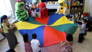 Parachute Games with Yo Gabba Gabba [upl. by Ondrea]