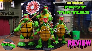 NECA TMNT Mirage Comics quotThe First Turtlesquot Review  2024 SDCC EXCLUSIVE [upl. by Leira203]