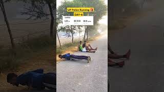 DAY 6 UP Police Running Video 5km workout uppolice running [upl. by Htebasil504]