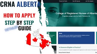 How to Apply to CRNA ALBERTASTEPBYSTEP GUIDE [upl. by Chalmer]