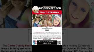 32 YEAR OLD BRITTANY WORKMAN IS MISSING FROM MARMET WEST VIRGINIA HELP BRING HER HOME SAFE [upl. by Etterraj893]