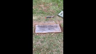 Headstone Cleaning Veteran Andrew J Douglas WW1 [upl. by Py795]