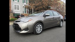 A725 2019 TOYOTA COROLLA LE GRAY CLEAN CARFAX REPORT [upl. by Nalyr917]