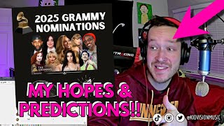 THE GRAMMY NOMINATIONS Reaction amp Predictions [upl. by Orpah]