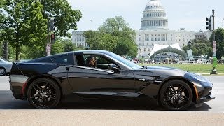 Black on Black Chevy Corvette Stars in quotCaptain America  The Winter Soldierquot [upl. by Farlee]