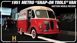 WORLD RECORD  1951 International Metro quotSnapOn Toolsquot ReCreation  BARRETTJACKSON 2022 LAS VEGAS [upl. by Synned630]