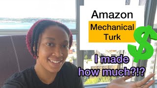 I Spent 1 Hour Doing Amazon Mechanical Turk  How Much Can You Make Online With MTurk [upl. by Staford892]