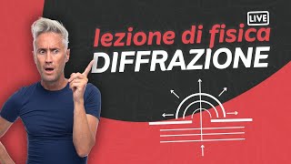 lezione di FISICA live sulla DIFFRAZIONE  teoria  esercizio svolto e commentato [upl. by Neelcaj]