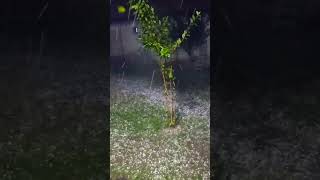 To day Heavy hailstorm in Buner [upl. by Eimareg728]