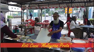 Roti Canai quotMalaysian Prataquot KL [upl. by Anitsim945]