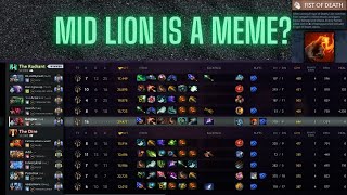 Mid Lion a Meme in Ranked  Dota 2 [upl. by Ailimaj836]