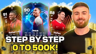 FASTEST way to go from 0 To 500K COINS in EAFC 24 Step by step TRADING GUIDE EASY methods [upl. by Milson]