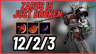 Zarus is SUPER BUSTED WITH THIS BUILD [upl. by Neliac]