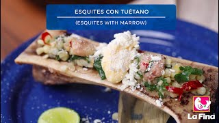 Recetas de Esquites con Tuétano [upl. by Ydde]