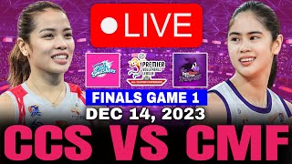 CREAMLINE VS CHOCO MUCHO 🔴LIVE FINALS GAME 1  DEC 14 2023  PVL ALL FILIPINO CONFERENCE 2023 [upl. by Aleibarg]