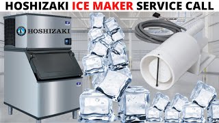 HVACR Service Call Hoshizaki Ice Maker Float Switch Replacement Hoshizaki Ice Maker Leaking Water [upl. by Colbert]