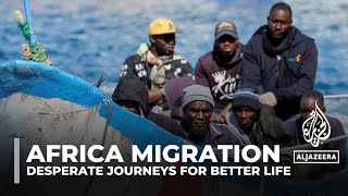 West Africa migration Sharp rise in people trying to reach Europe [upl. by Syman707]