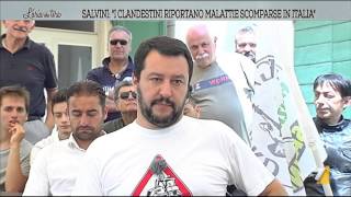 Salvini Pigliatela tu la scabbia fenomeno Scurati Indegno [upl. by Lekym]