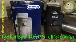 Delonghi KG79 Burr Grinder Unboxing amp Review [upl. by Haimarej498]