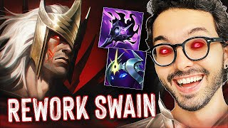 O quotNOVOquot SWAIN AGUENTA ATÉ 4 NA TOP LANE [upl. by Subir]