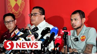 Full press conference Faisal Halims first public appearance since acidattack [upl. by Dlorad860]