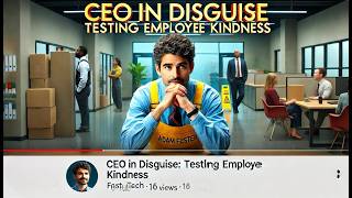 CEO Goes Undercover as Janitor to Test Employee Kindness  The Result Will Surprise You [upl. by Haek]