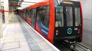 The Docklands Light Railway At Stratford Internationalwmv [upl. by Prouty726]