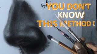 Use This Method To Draw Any Nose  Step by Step Pencil DrawingTutorial [upl. by Hidie]