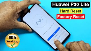 Huawei P30 Lite Hard Reset  Huawei MARLX1A Factory Reset  Huawei P30 Lite Pattern Unlock 2022 [upl. by Kanya560]