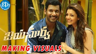 Jaya Surya Movie Making Visuals  Vishal Kajal Aggarwal [upl. by Arec992]