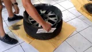 Plasti dipFOLIATEC HOW TO PAINT WHEELS WITH FOLIATEC SPRAY [upl. by Mohandis614]