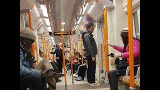 London Overground POV ride from Shadwell to Rotherhithe including announcements [upl. by Ritchie]