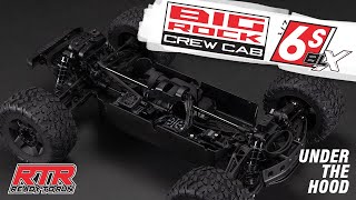 ARRMA RC BIG ROCK 6S BLX  Under The Hood ARA7612 [upl. by Arabeila]