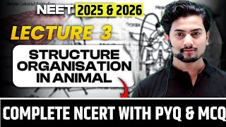 STRUCTURAL ORGANISATION IN ANIMALS CLASS 11  ANIMAL TISSUE  NEET AIIM 360 BATCH  MISSION 360 [upl. by Wilinski]