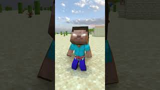 Zombie Becomes the King  Baby zombie minecraft animations shorts [upl. by Akeem]