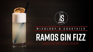 Ramos Gin Fizz Cocktail My version on this delicious classic recipe [upl. by Drofxer]