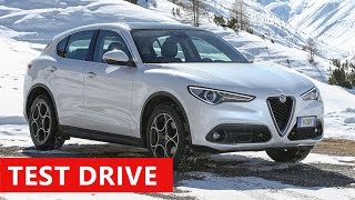 2017 Alfa Romeo Stelvio Interior amp Exterior  Test Drive [upl. by Yasnil340]