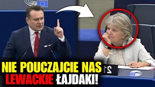 DOMINIK TARCZYŃSKI Z NIEZWYKŁĄ PRZEMOWĄ W EUROPARLAMENCIE [upl. by Lednew]