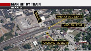 Man hit killed by train near Elkhart railroad museum [upl. by Alvina]