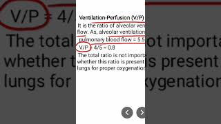 Ventilation Perfusion ratio [upl. by Einalem]