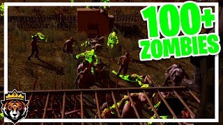 DID WE DO IT SURVIVED A HORDE NIGHT in 7 Days to Die Alpha 17 Multiplayer Gameplay Part 35 [upl. by Schiff]