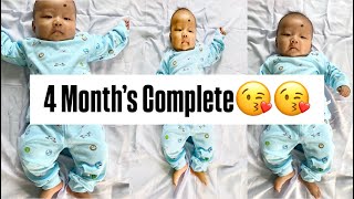 My Baby 4 Month’s Complete 🥰🥰 Old Videos 😍😍😍 [upl. by Anayit208]